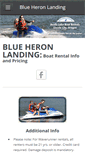 Mobile Screenshot of blueheronlanding.net
